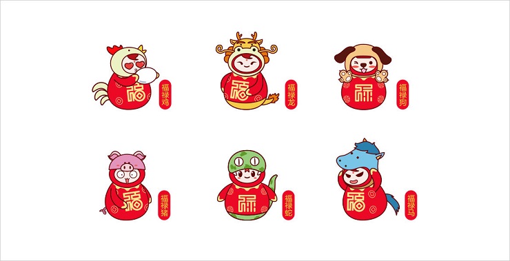 银行吉祥物形象设计